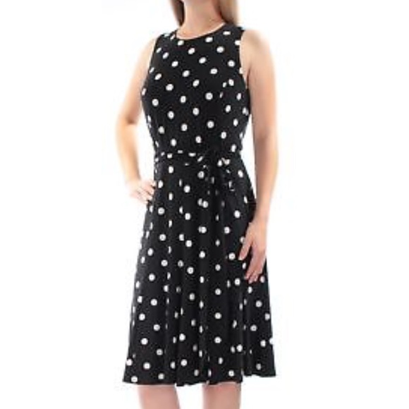 Lauren Ralph Lauren Dresses & Skirts - Lauren Ralph Lauren Black White Polka Dot Dress